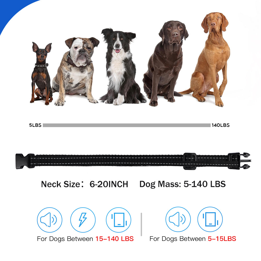 Dog Training Collar Rechargeable IPX7 Waterproof 913 2000ft
