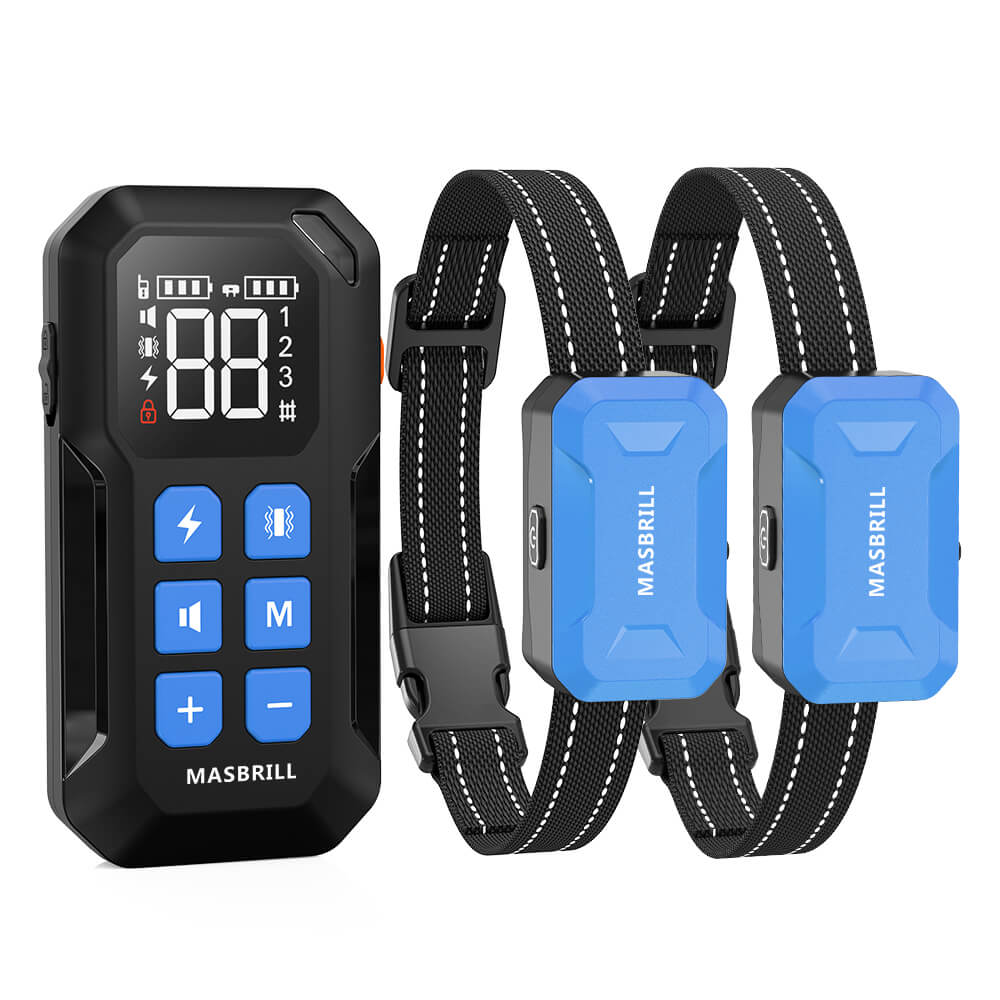 Wireless Dog Fence 2 in 1 Electric Fence for 3 Dogs Training Collar