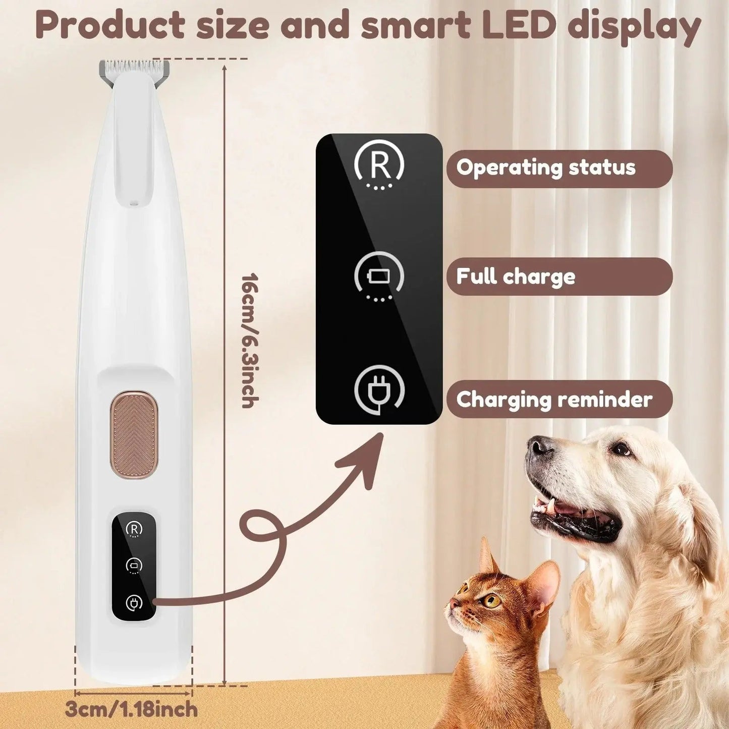 Silent Trimmer for Pet Paws