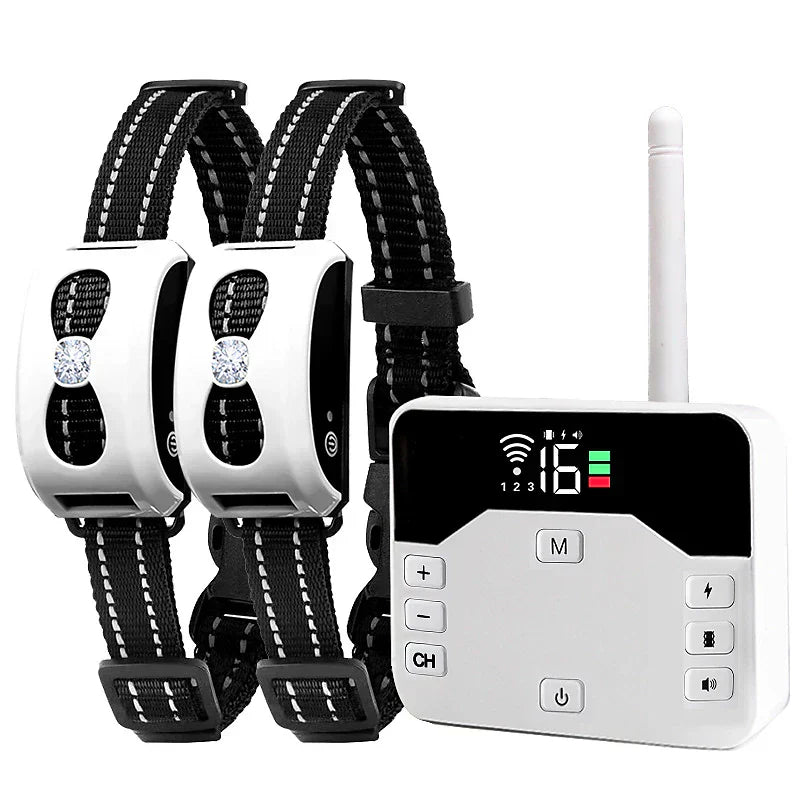 2-in-1 Wireless Fence & Training Collar for Dogs – Waterproof, Rechargeable, 300m Range