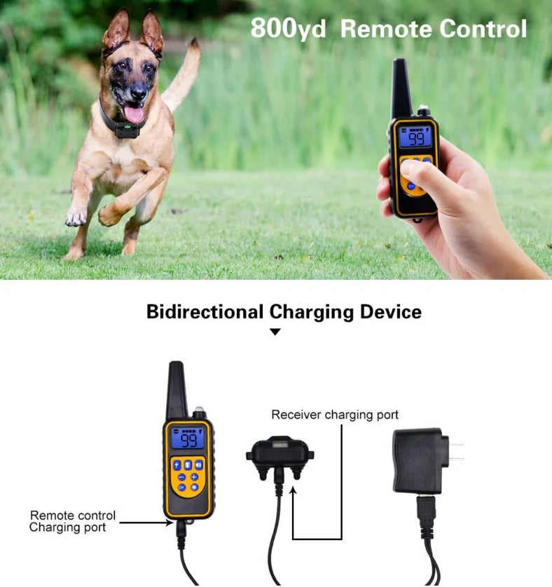Waterproof Remote-Controlled Electric Dog Collar
