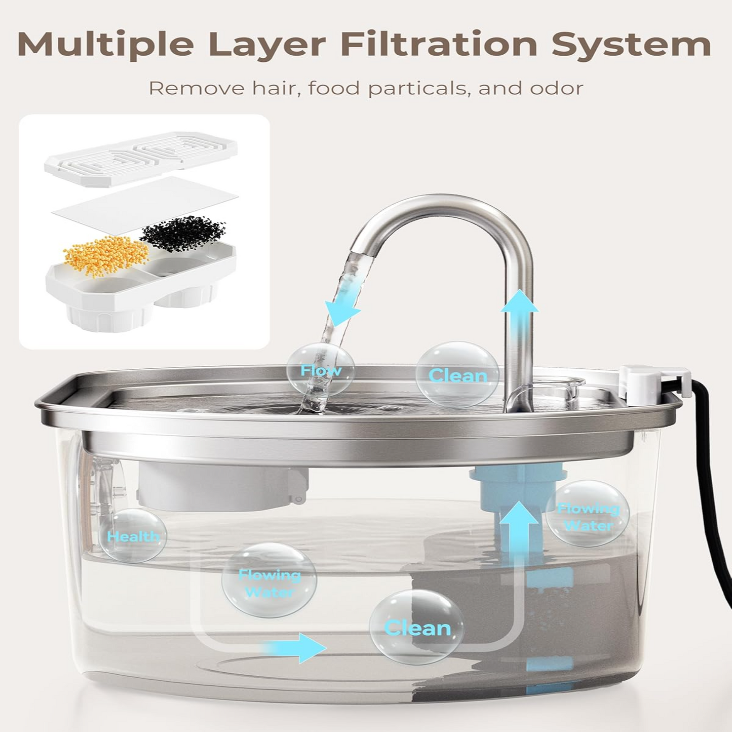 Stainless Steel Water Fountain PRO3