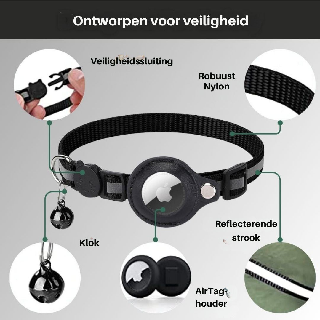 Reflective GPS Tracker Collar – Quick Release