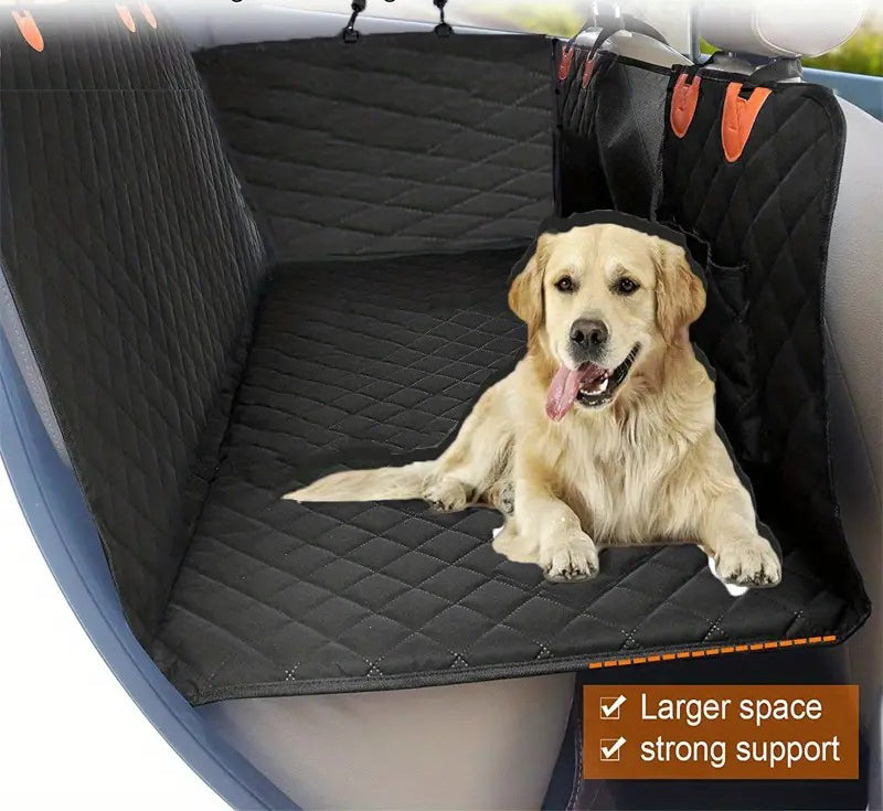 Dog Car Seat Cover Premium Hard Bottom