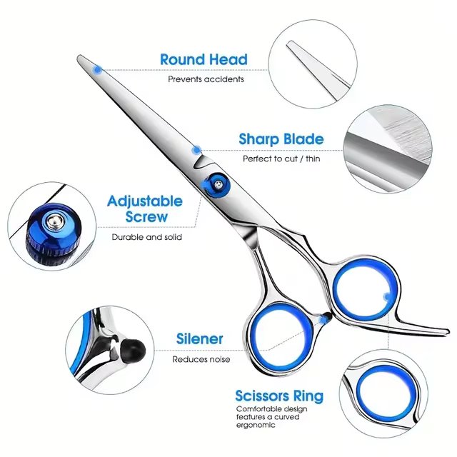 Stainless Steel Dog Grooming Scissors Set