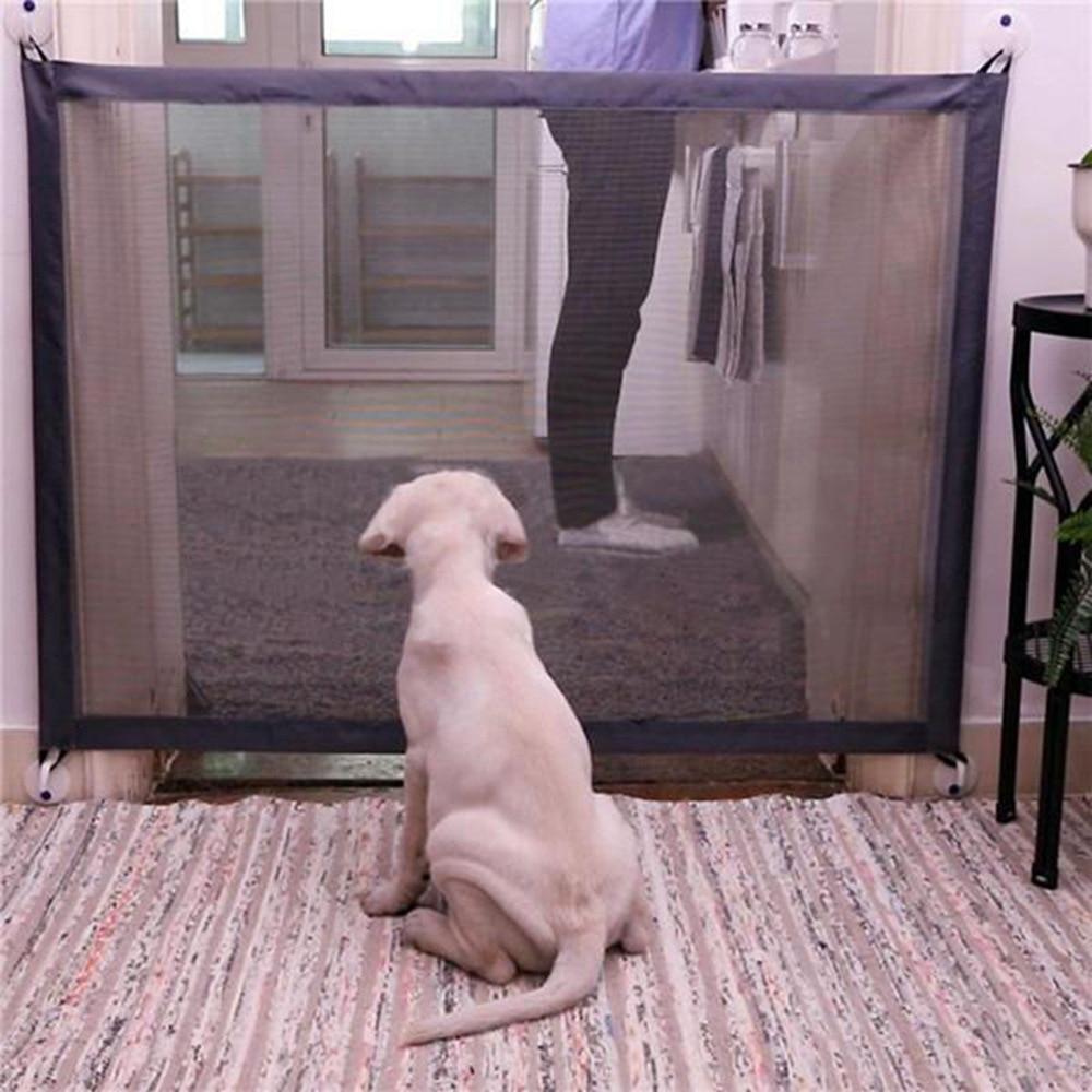 pet safety gate, retractable pet gate, magic pet gate, portable dog gate, small pet gate, mesh pet barrier, doorway pet gate, indoor pet gate, outdoor pet gate, puppy gate, pet safety gate for home, portable pet barrier gate, adjustable indoor puppy gate, durable outdoor mesh pet gate, secure pet gate for doorway, convenient retractable dog gate, flexible small pet barrier, magic mesh gate