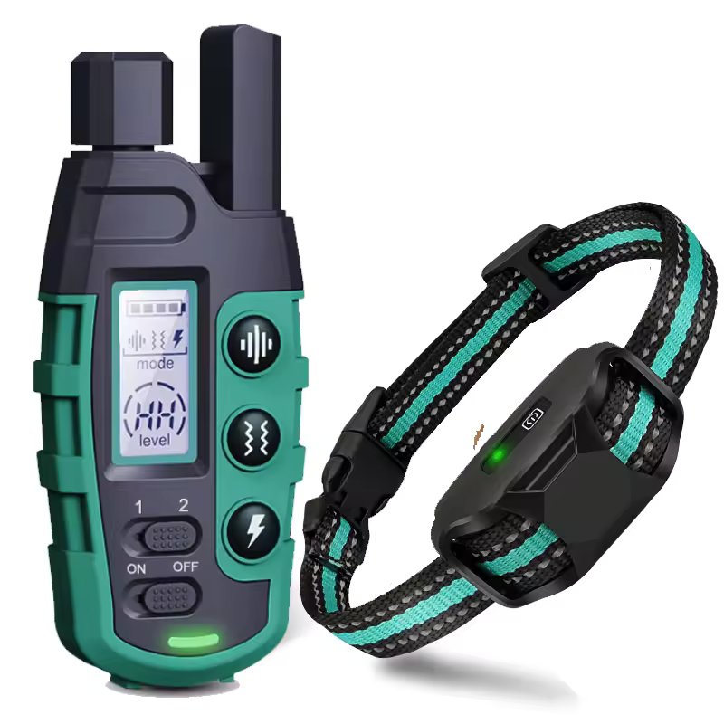 1000m Dog Training Collar with Remote - Waterproof, Rechargeable E-Collar for All Dog Sizes