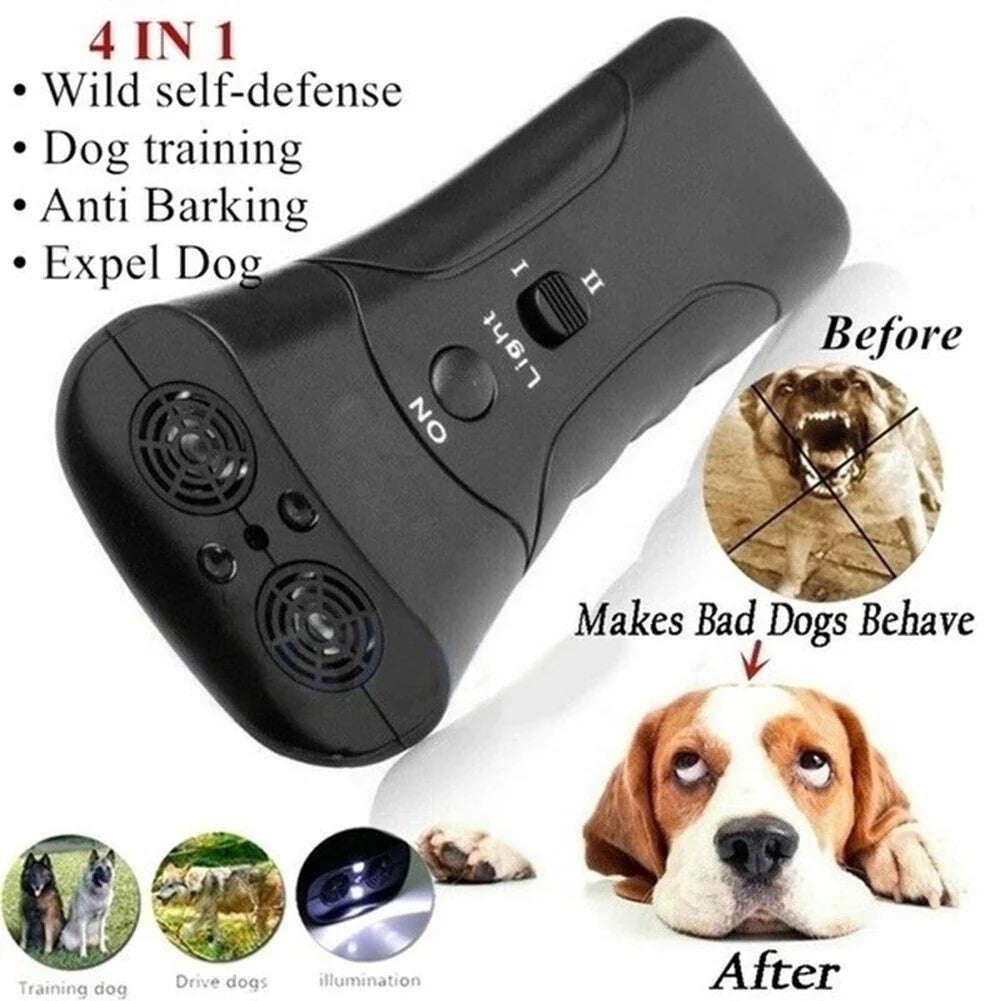 Ultrasonic Anti Barking Device for Dogs, Bark Control, Stop Repeller, Training Tool, Pet Supplies
