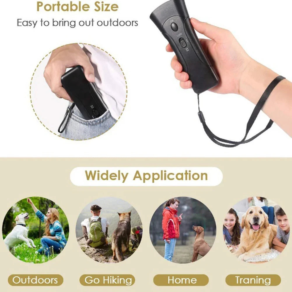 Ultrasonic Anti Barking Device for Dogs, Bark Control, Stop Repeller, Training Tool, Pet Supplies