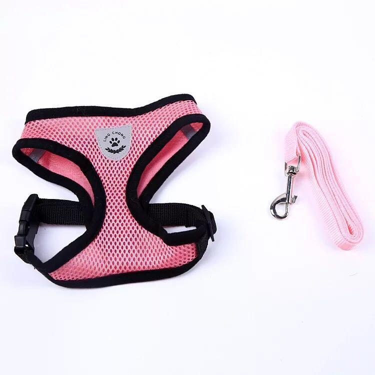 Adjustable Harness for Small Dogs, Cats - Comfortable Outdoor Harness