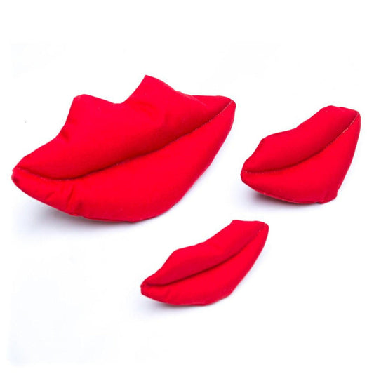 Big Red Lips Durable Squeaky Dog Toy for Play and Water Fun