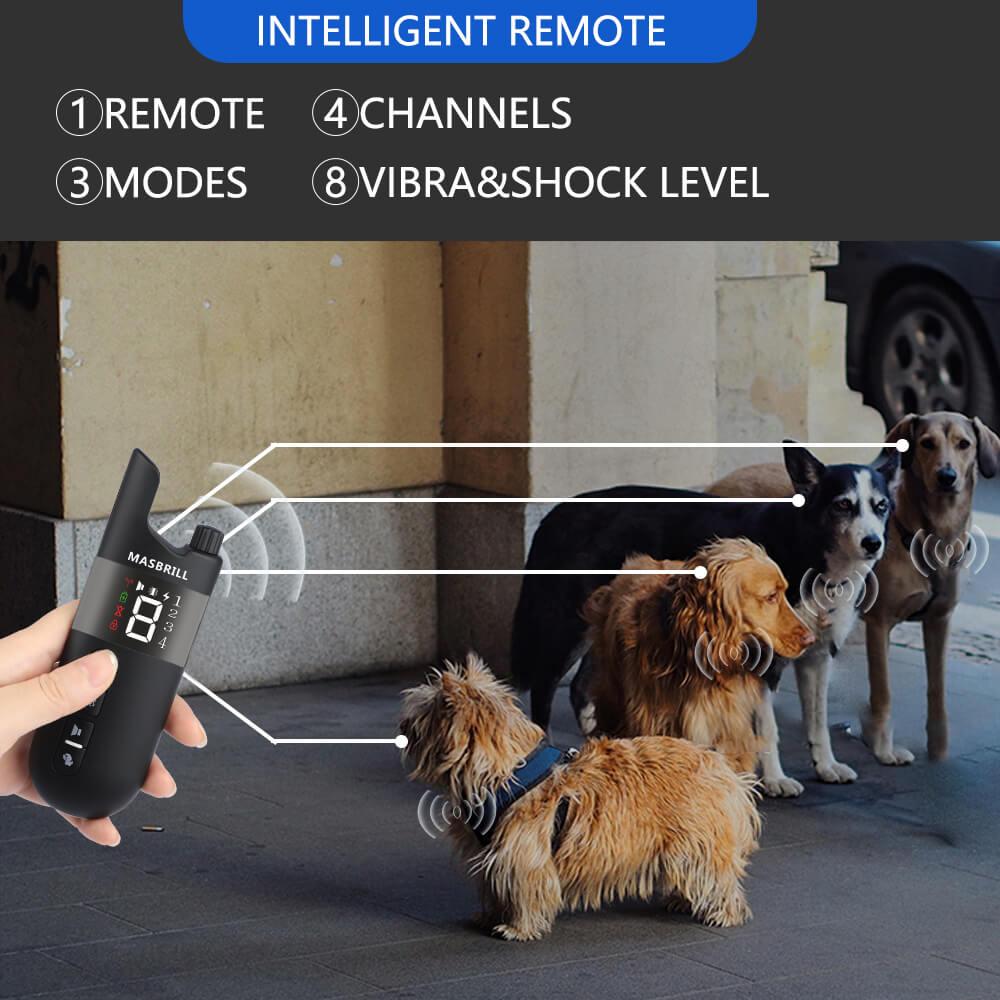 Dog Training Collar Rechargeable IPX7 Waterproof 913 2000ft