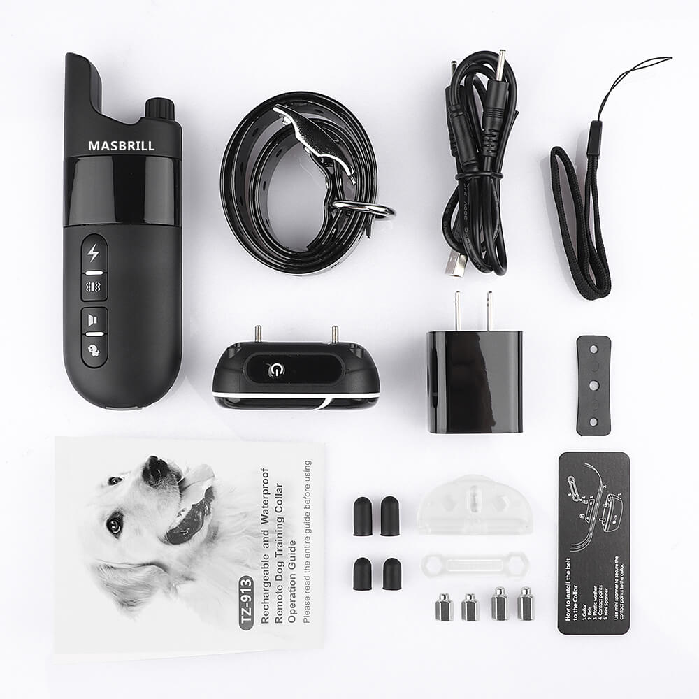Dog Training Collar Rechargeable IPX7 Waterproof 913 2000ft
