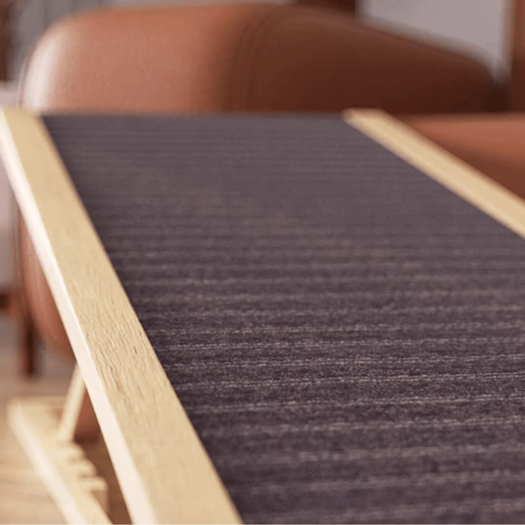 Easy-Storage Adjustable Wooden Dog Ramp