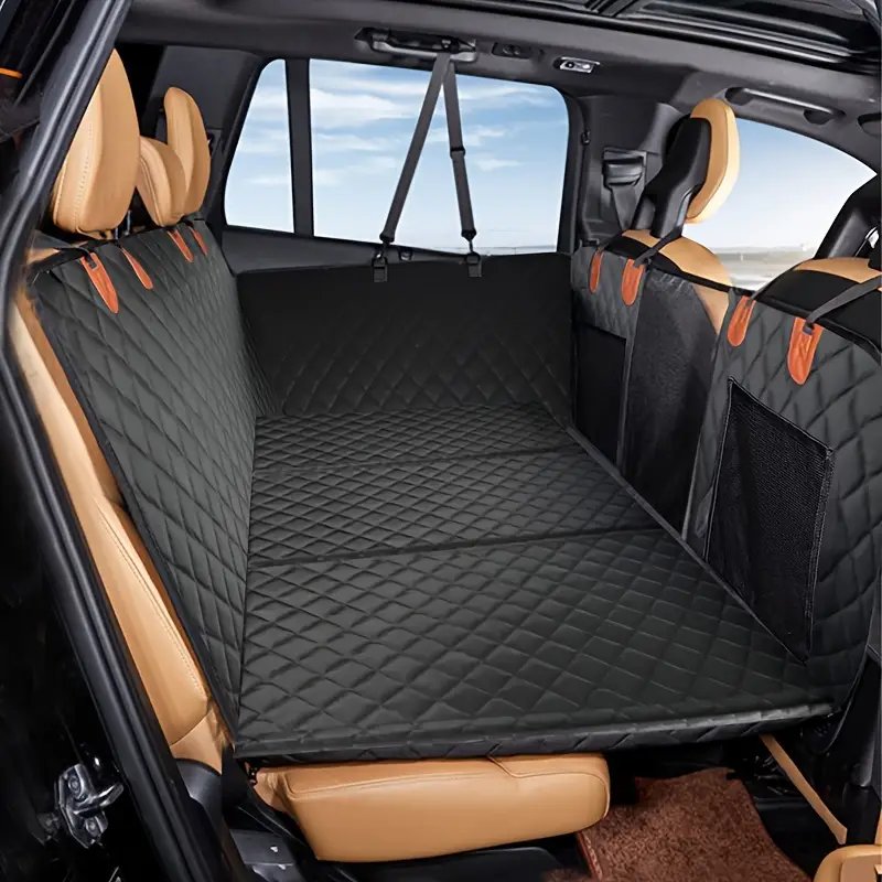 Dog Car Seat Cover Premium Hard Bottom