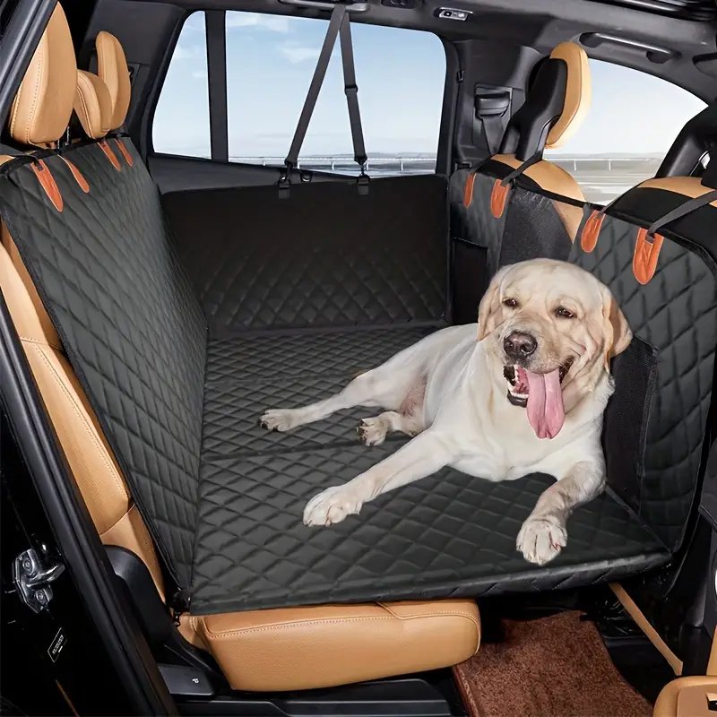 Dog Car Seat Cover Premium Hard Bottom