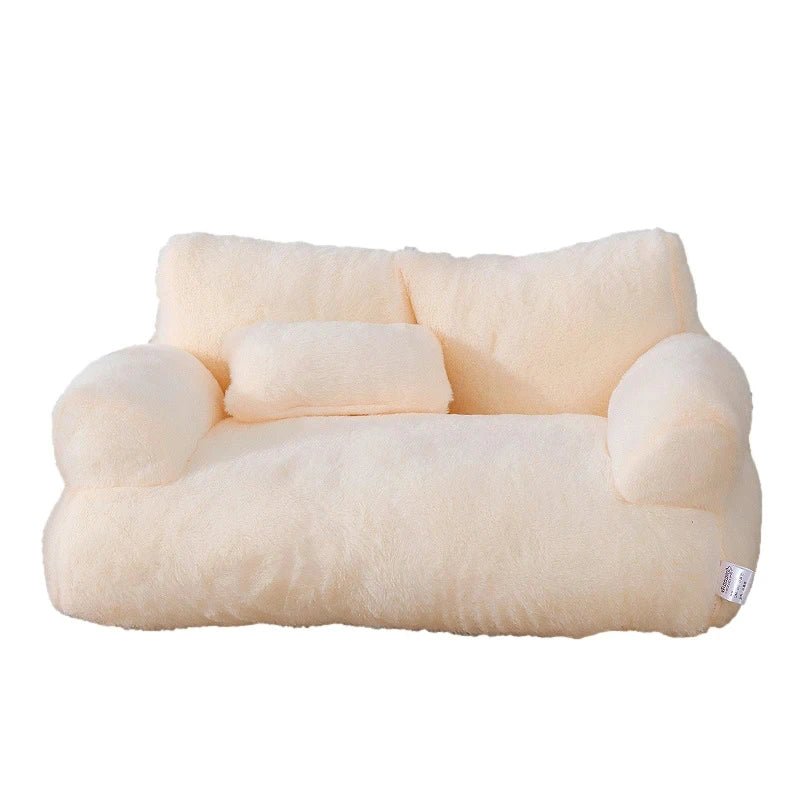 Plush Winter Cat Sofa Bed - Winter Warmth for Cats & Small Dogs