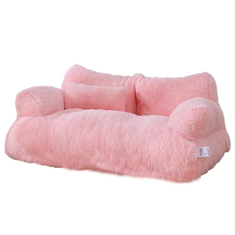 Plush Winter Cat Sofa Bed - Winter Warmth for Cats & Small Dogs
