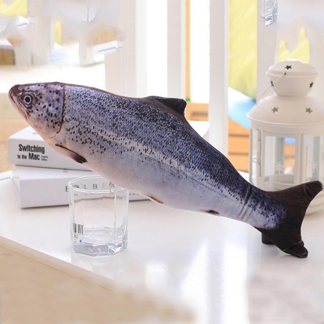 Realistic Looking Cat Kicker Fish Toy