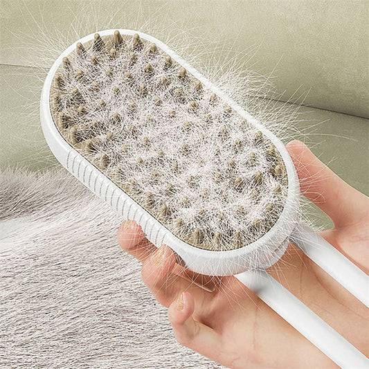 3-in-1 Pet Grooming Brush For Removing Tangled & Loose Hair