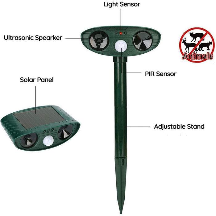 Solar Powered Animal Pest Repeller