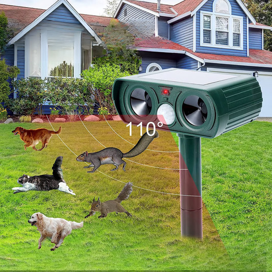 solar animal repeller, solar pest repeller, ultrasonic pest repeller, garden pest deterrent, solar powered rodent repeller, ultrasonic rodent repeller, eco friendly pest control, ultrasonic animal repeller, solar animal repellent, ultrasonic animal deterrent, outdoor rodent control, humane pest control, solar ultrasonic pest repellent system