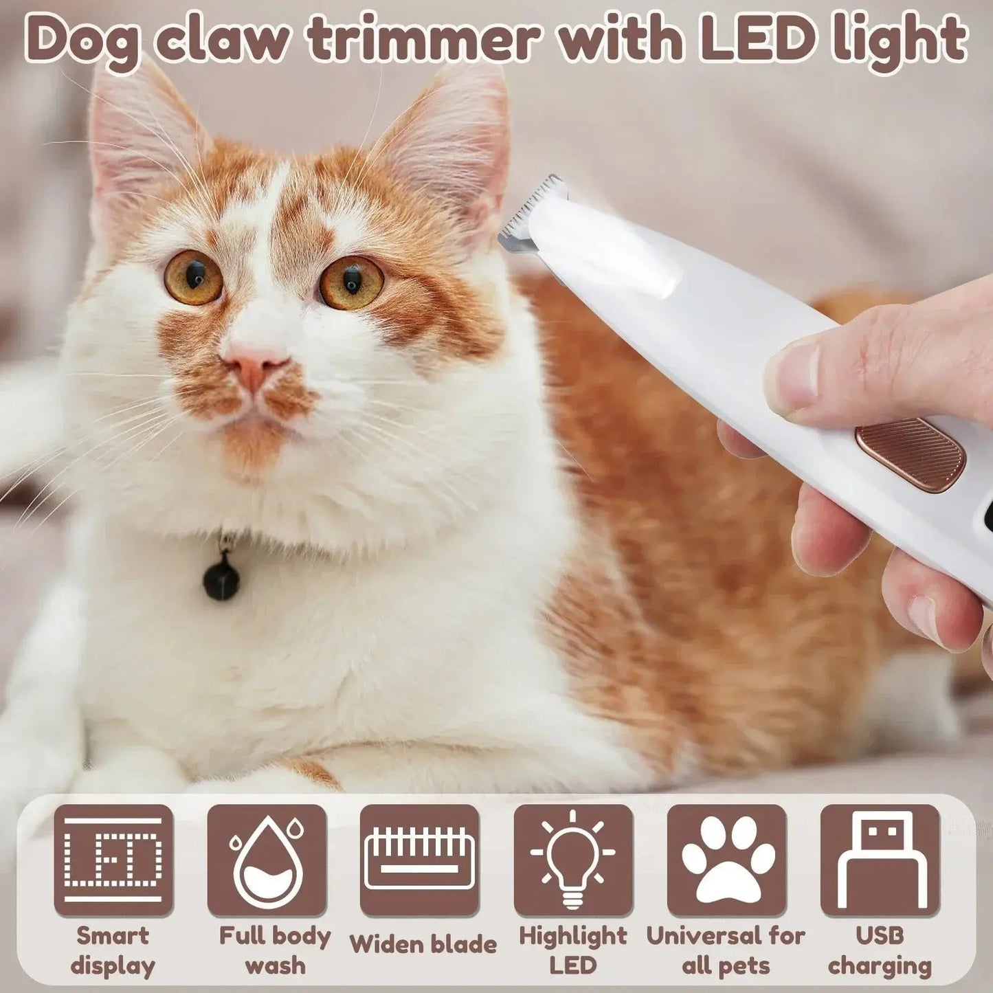 Silent Trimmer for Pet Paws