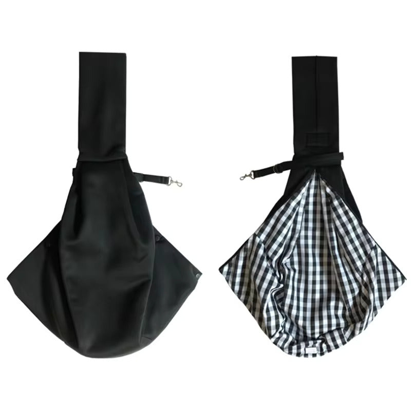Pet Sling Carrier Comfortable Design for shoulders - High-quality, breathable fabric