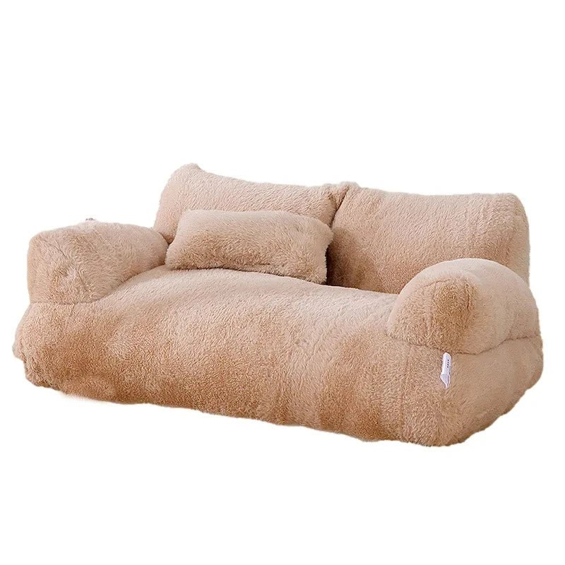 Plush Winter Cat Sofa Bed - Winter Warmth for Cats & Small Dogs