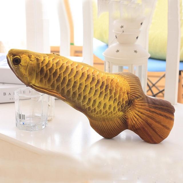 Realistic Looking Cat Kicker Fish Toy