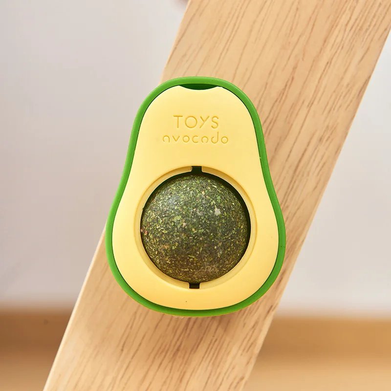 Rotating Edible Catnip Balls – Healthy Spring Stickers & Lickable Bubbles for Cats, A Fun & Tasty Treat to Delight Your Feline Friend