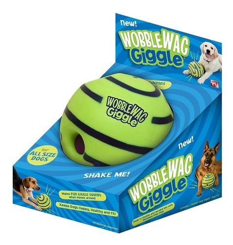 Interactive Dog Toy with Fun Giggle Sounds